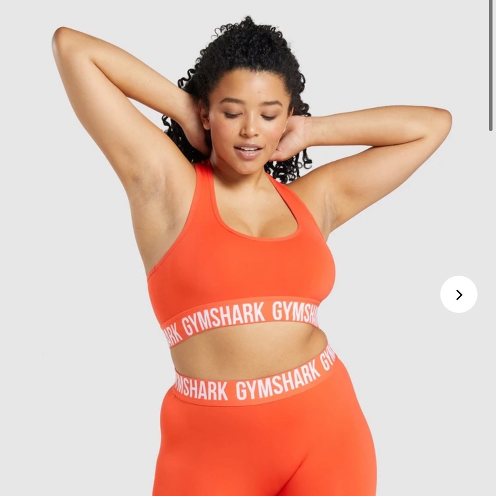 Gymshark Fit Seamless Sports Bra - Orange (NEVER WORN)